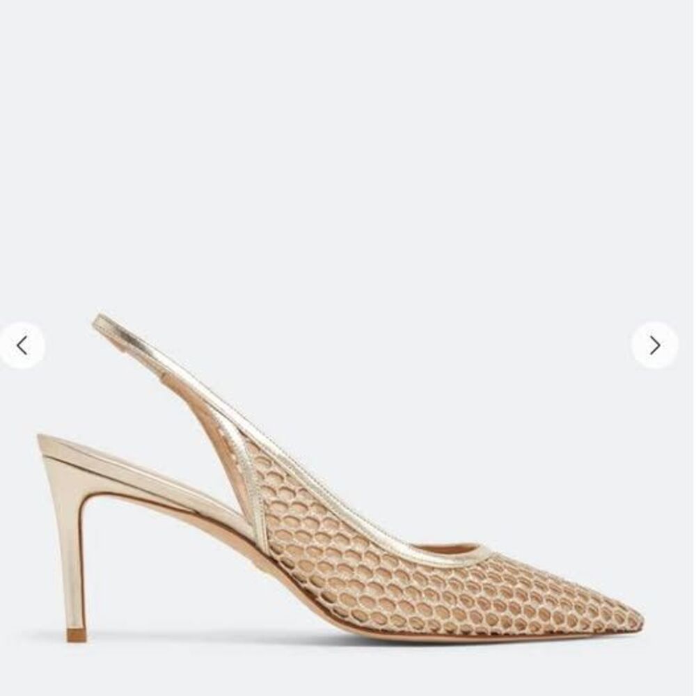 499$ Stuart Weitzman Stuart 75 slingback pumps Size: 7B, 37.5